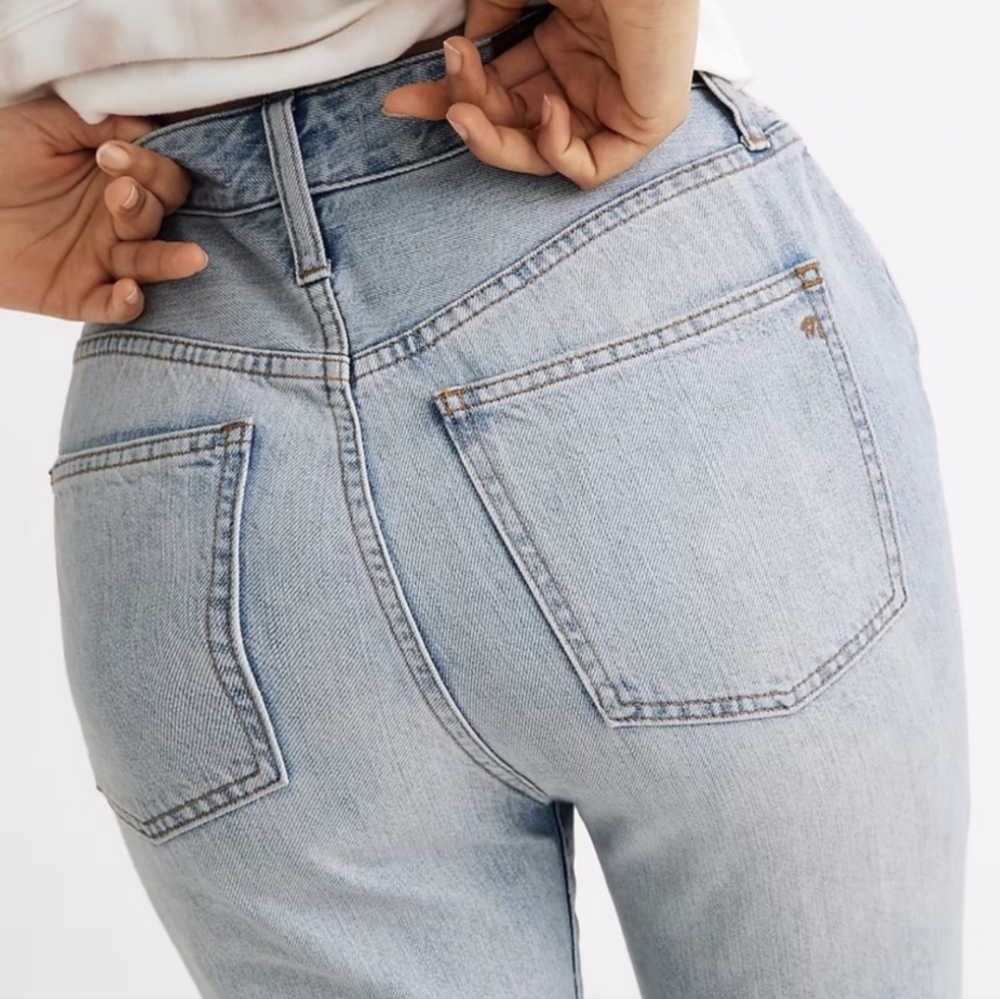 Madewell curvy perfect jean high rise light wash size 28 - Picture 4 of 12